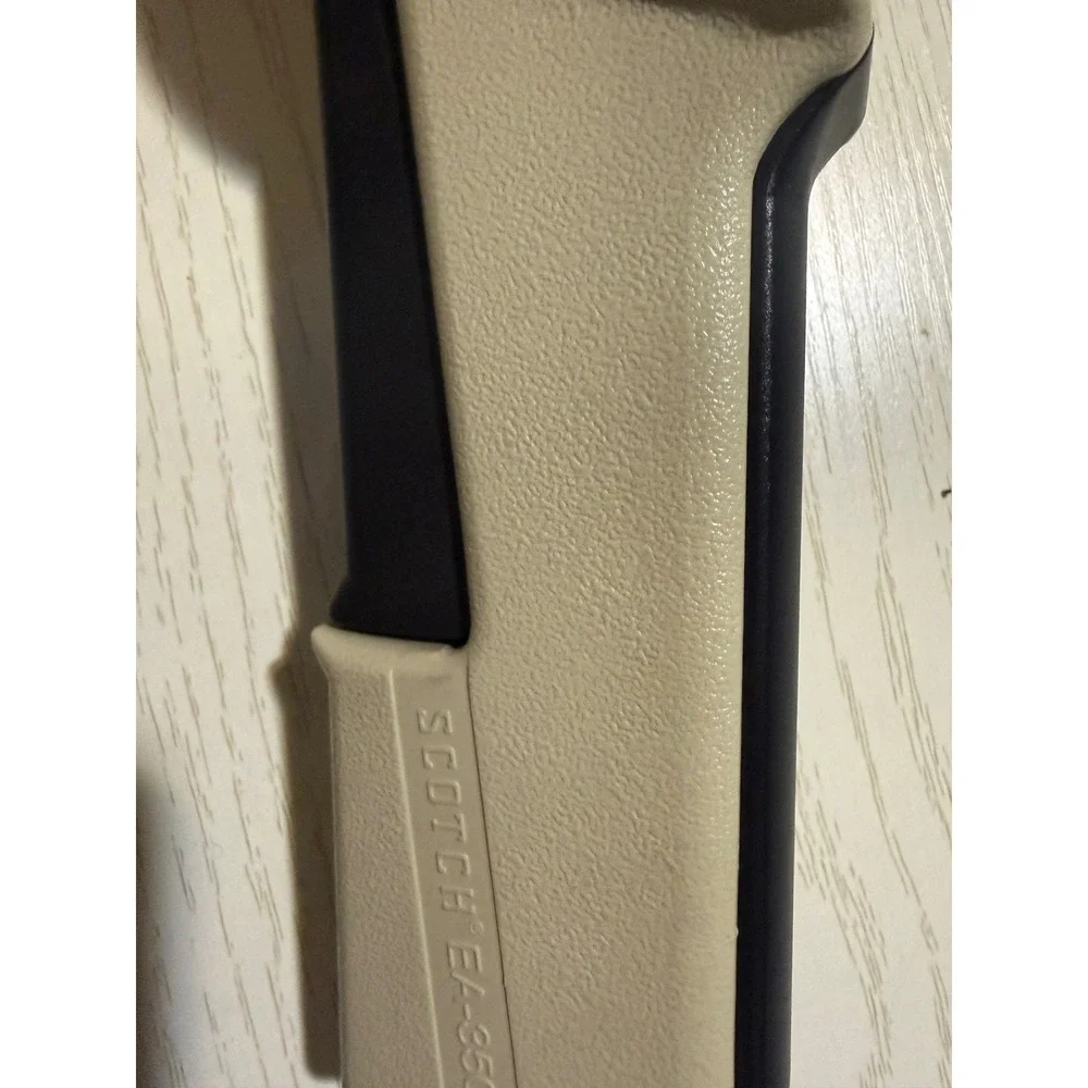Scotch EA-350 Manual Embossing Label Maker Beige Black Vintage Tool